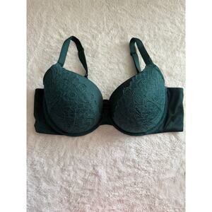 42D - Soma Stunning Lace Push Up Bra - Forest Green - 42D